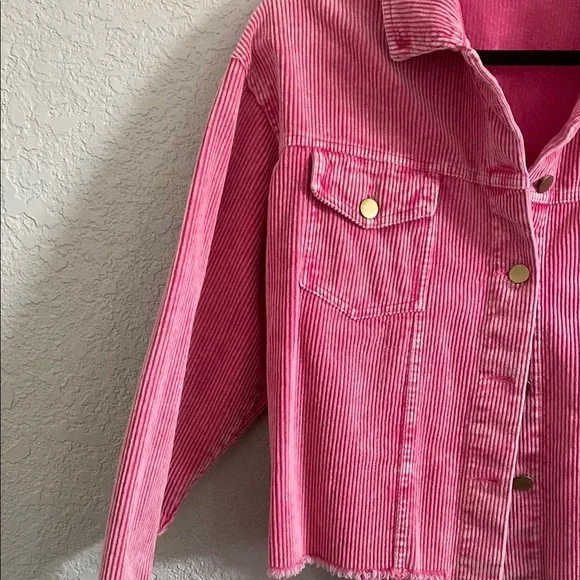 Pink Corduroy Jacket - Picture 5 of 7
